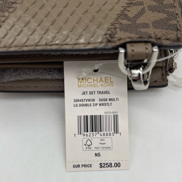 Michael Kors Large Double Zip Wallet Wristlet - Picture 7 of 7